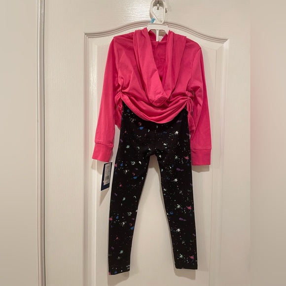 Champion Hoodie & Leggings 2pc Set Girls size 5 - Picture 2 of 3